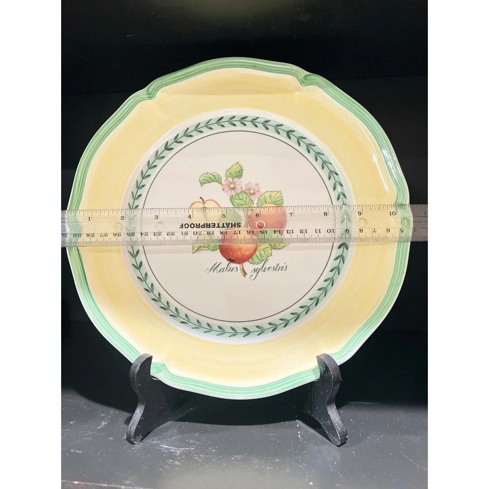 Villeroy & Boch French Garden Valence Dinner Plate Malus Sylvestris Apple 10.5